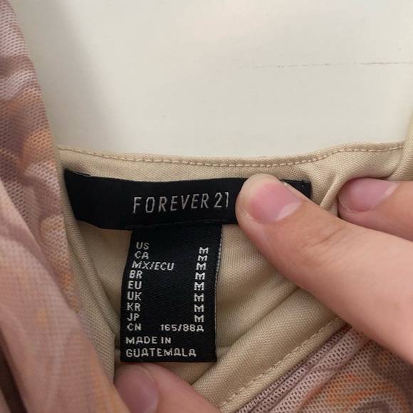 Forever 21 Cowl Neck Bodycon Y2K Dress - Picture 2 of 3